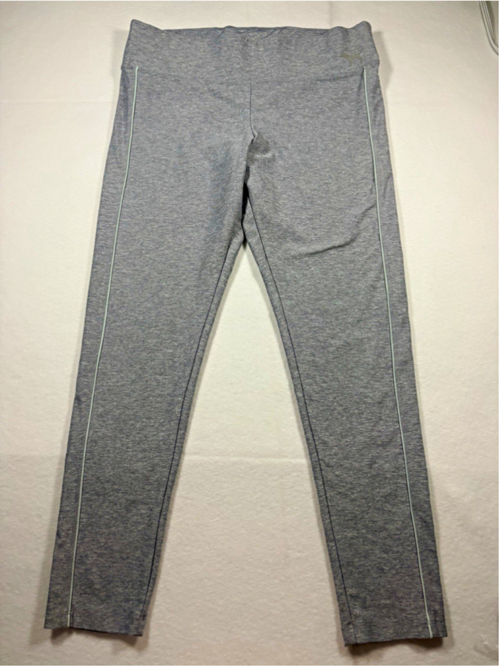 PINK Victoria’s Secret High Rise Heather Gray Yoga Leggings Pockets Size L